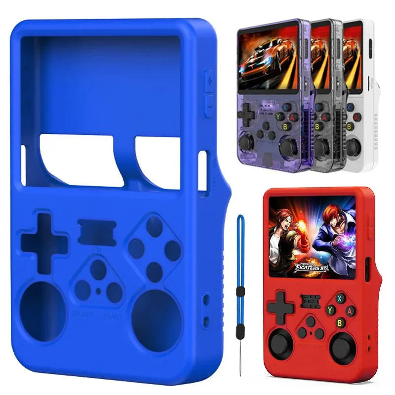 Silicone Case for R36S Handheld Console | 360° Shockproof Soft Shell Cover [20% Off Limited Time]