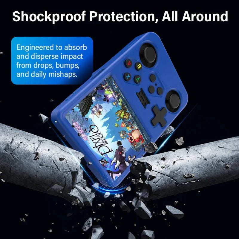 Silicone Case for R36S Handheld Console | 360° Shockproof Soft Shell Cover [20% Off Limited Time]